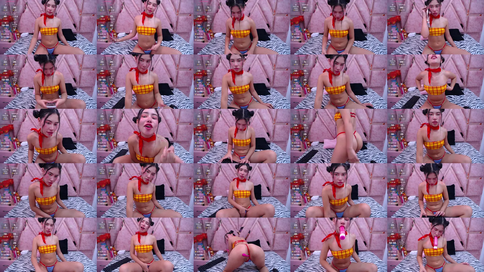 HD Capture Sheet of Azul Evans from April 30, 2026